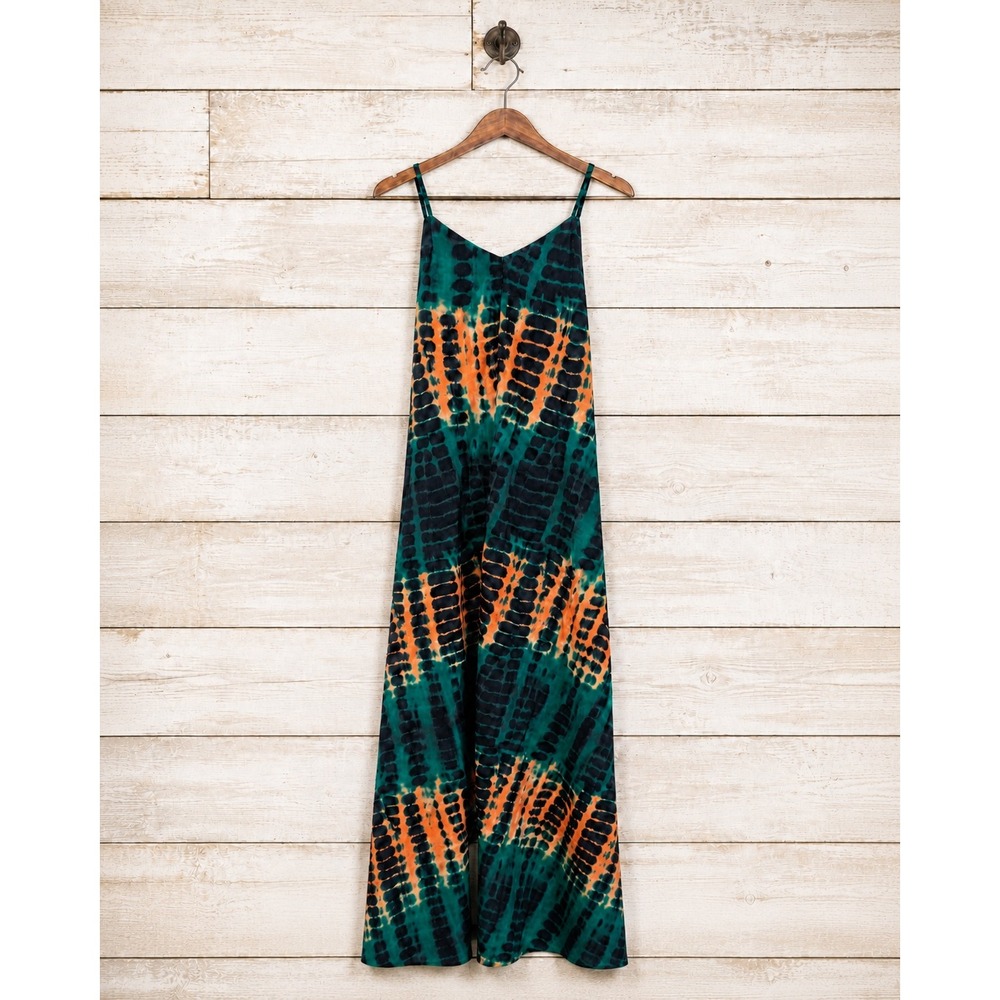 Shein Tie Dye Open Back Halter Neck Tied Boho Tie-Dye Small‎ NWOT